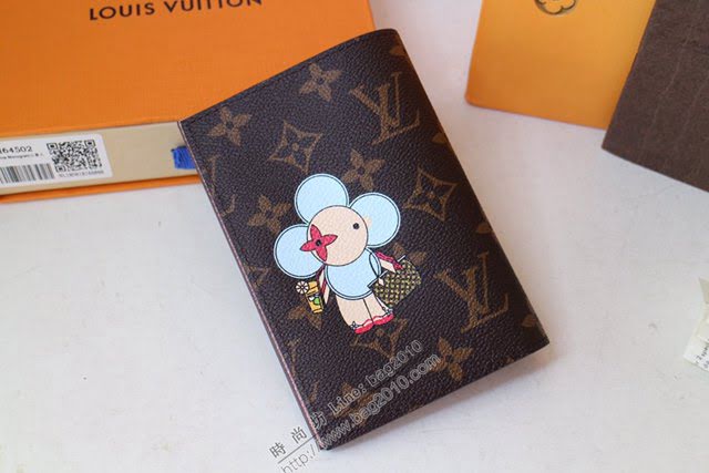 lv護照夾 M64411 櫻花護照夾 lv老花護照套  lvqb1286